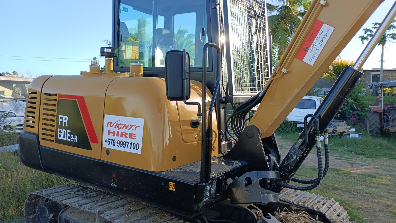 Heavy machinery for electrical projects
