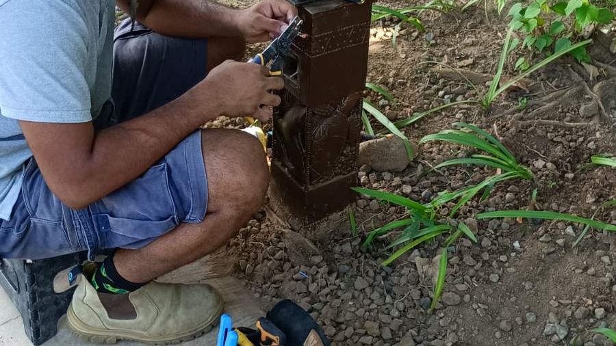 Rights Electrical team working on a commercial electrical project in Fiji